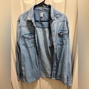 H&M-Denim Overshirt